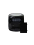 Digital Alarm Clock Projector - Features a screen that displays time, temperature, humidity, and projects current time onto any wall or ceiling - Black, hi-res