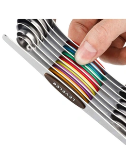 Measuring Spoons Set of 8 pcs - Colourful Set