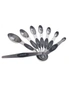 Measuring Spoons Set of 8 pcs - Black Set, hi-res