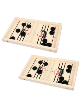 2x Sling Puck Family Board Game