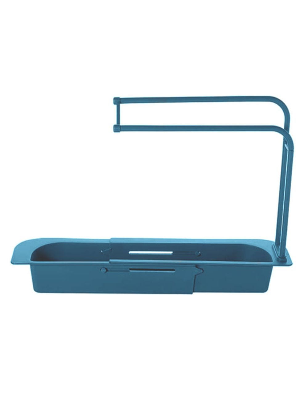 Telescopic Sink Storage Rack Dark Blue Rockmans