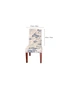 Dining Chair Cover Two piece set - Plain Beige, hi-res