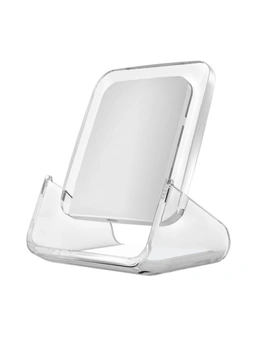 Led Wireless Vertical Charger for iPhone/Smartphone Compatible devices- White