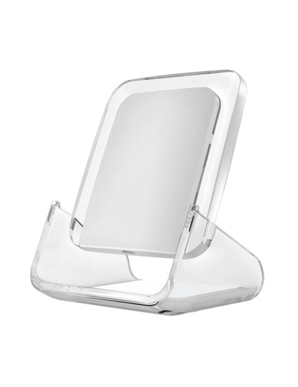 Led Wireless Vertical Charger for iPhone/Smartphone Compatible devices- White, hi-res image number null