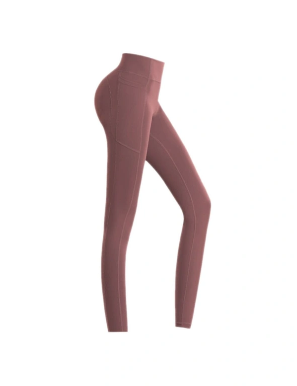 Leggings with Pocket - Dark Pink, hi-res image number null