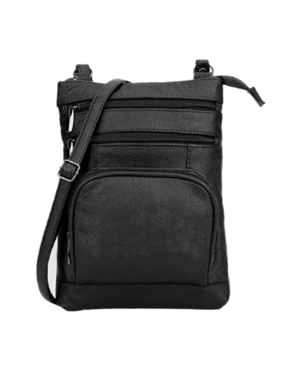 Soft black discount leather crossbody bag