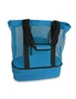 Mesh Picnic Tote Bags with Insulated Compartment - Blue, hi-res