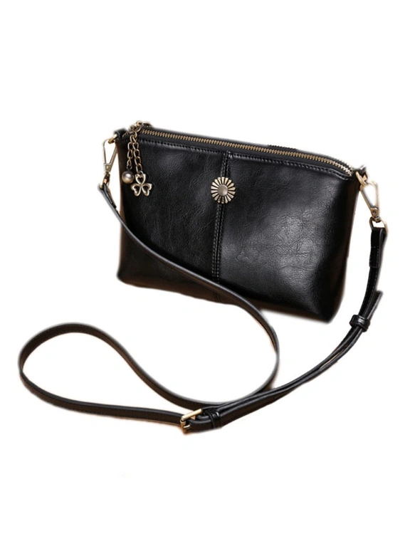 Cowhide Leather Small Crossbody Bag - Beautiful Everyday Bag, hi-res image number null