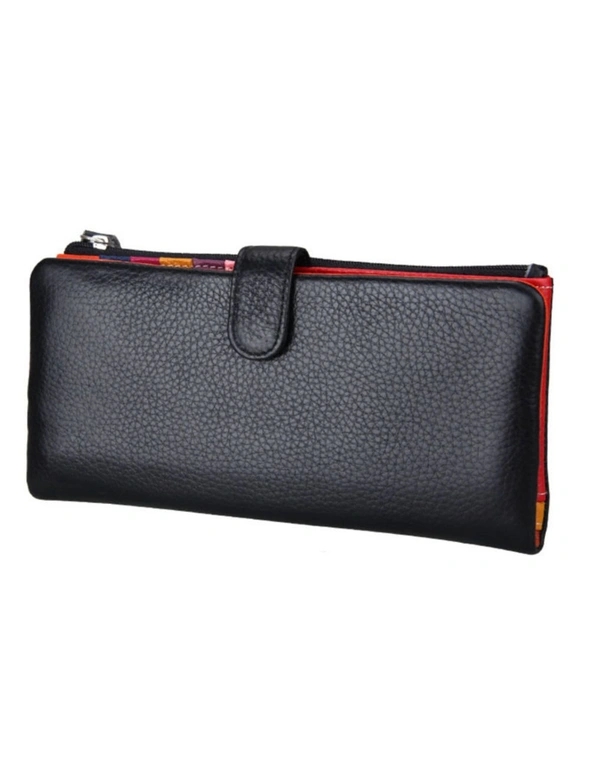 RFID Genuine Leather Thin Wallets - Fashionable - Comes with Zipper to ...