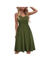 Casual Swing Sundress - Army Green, hi-res