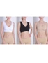 Seamless Bra 3-pack - Black, White, Skin - L - Super Soft Comfort Stretch Fabric That Conforms To Your BodyFor Money, hi-res