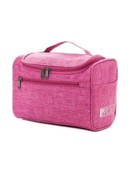 Big Capacity Portable Cosmetic Case - Rose Red