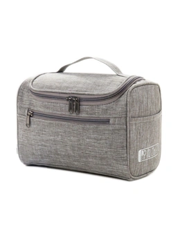 Big Capacity Portable Cosmetic Case - Grey