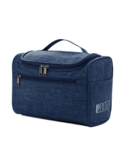 Big Capacity Portable Cosmetic Case - Navy Blue