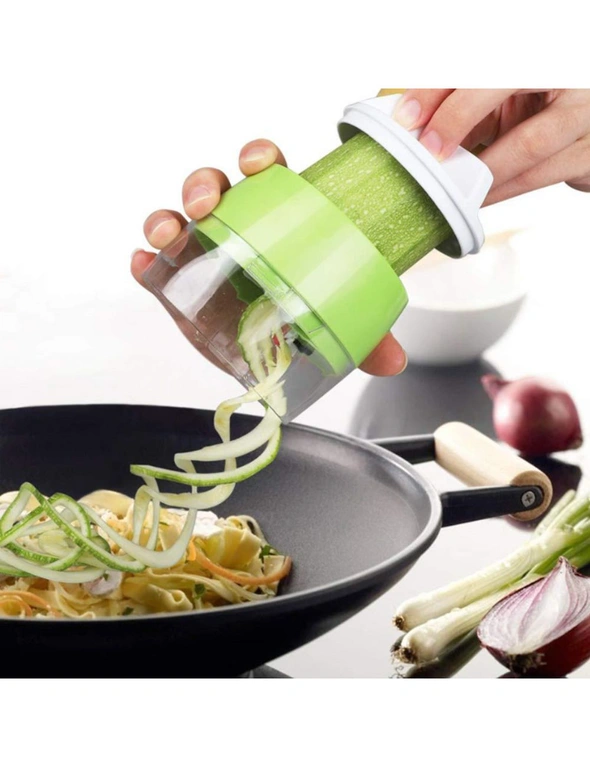 5in1 Spiralizer - Perfect For Zoodles Healthy Vegetable pastas And Gorgeous Garnishes, hi-res image number null