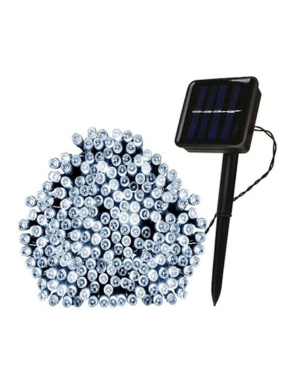 Solar-Powered LED Fairy Lights - 12 Metres - White, hi-res image number null
