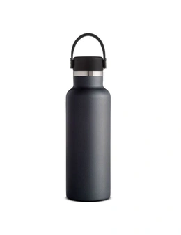 Stainless Steel Water Bottle - Black - Stylish - Keep Your Drinks Hot or Cold - BPA Free