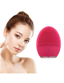 Sonic Facial Cleansing Brush Face Exfoliator Ultra Clean Soft Silicone Waterproof Wireless Charging Travel Size Massager for Skin