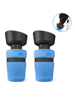 Pets Portable Dog Water Bottle Leak Proof Puppy Water Dispenser Drinking Feeder for Pets Outdoor Walking Hiking Travel Pack of 2 – Keep Your Little Buddy Hydrated