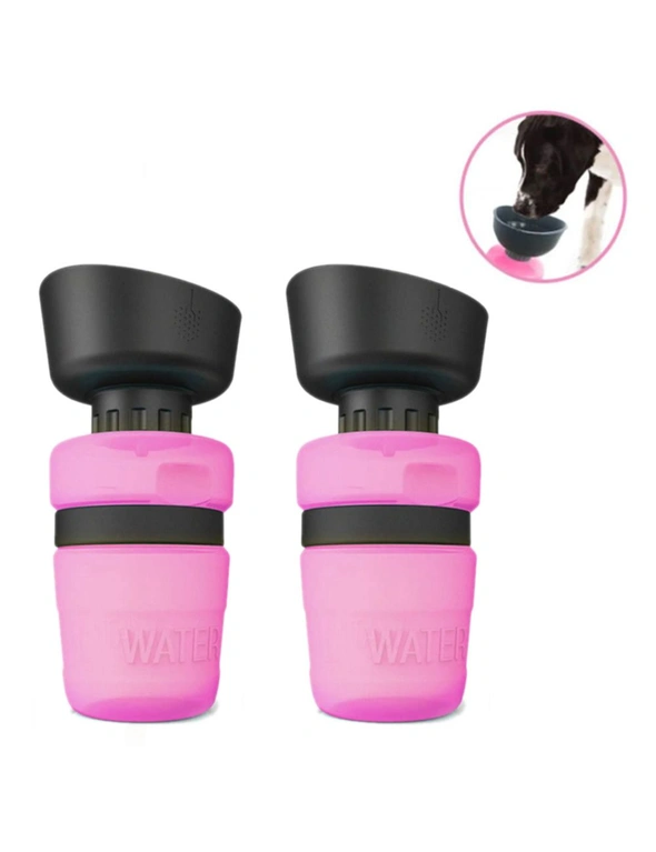 Pets Portable Dog Water Bottle Leak Proof Puppy Water Dispenser Drinking Feeder for Pets Outdoor Walking Hiking Travel Pack of 2 – Keep Your Little Buddy Hydrated, hi-res image number null