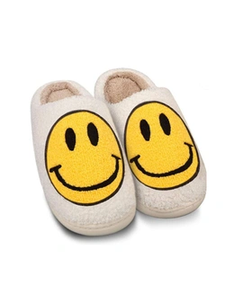 Smilie Slippers - Cream/Yellow - Size 37-38