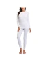 Ultra Soft Thermal Underwear Long Johns with Fleece lining - White, hi-res