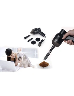 Portable Keyboard Vacuum-Cleaner Tool - Black - Powerful Suction Cleaning Dust Hairs Crumbs Scraps for Laptop Keyboard