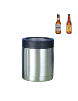 Stainless Steel Bottle Stubby Holder - 1 pack - Designed to Fit Most Common 375Ml Bottles - Keeps Your Drink Cool - Made with Stainless Steel