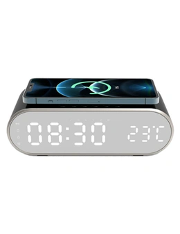 Alarm Clock with Wireless Charger
