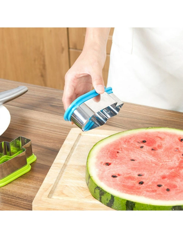 Watermelon Cutter - 2packs - Great Fun way for your Children to Eat Watermelon - Made with Stainless Steel, hi-res image number null