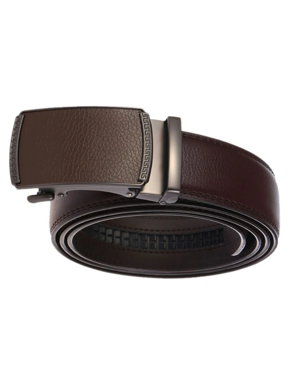 Men's Dress Comfort Genuine Click Belt，Adjustable Perfect Fit Leather Belt  27-46