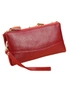 Multi-Function Mobile Phone Bag Pouch Wristlet - Wine Red  Wine Red, hi-res