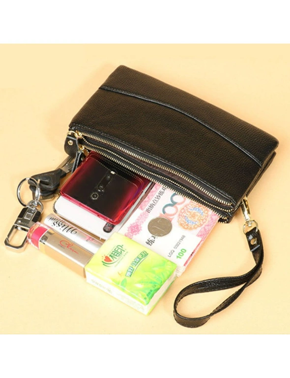 Multi-Function Mobile Phone Bag Pouch Wristlet - Black  Black, hi-res image number null