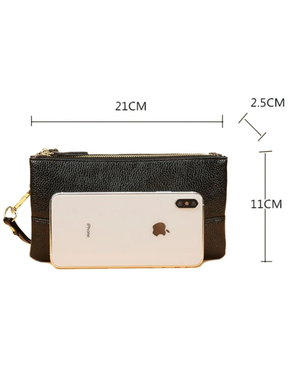 Multi-Function Mobile Phone Bag Pouch Wristlet - Black  Black, hi-res image number null
