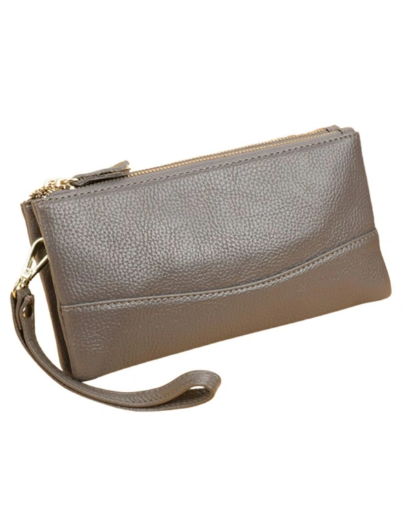 Multi-Function Mobile Phone Bag Pouch Wristlet - Grey  Grey, hi-res image number null