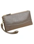 Multi-Function Mobile Phone Bag Pouch Wristlet - Grey  Grey, hi-res