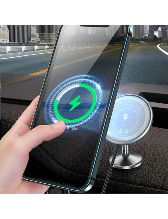 Car Vehicle Magnetic Wireless Charging Stand, hi-res image number null