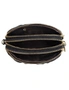 Genuine Leather 3 zipper Shoulder Bag - Black, hi-res