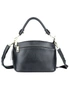 Genuine Leather Hangbag - Black, hi-res