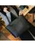 Soft Leather Tote Bag - Black  Black, hi-res