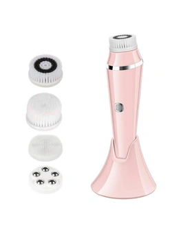 Electric Facial Cleaning Brush - Pink