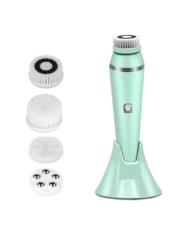 Electric Facial Cleaning Brush - Green