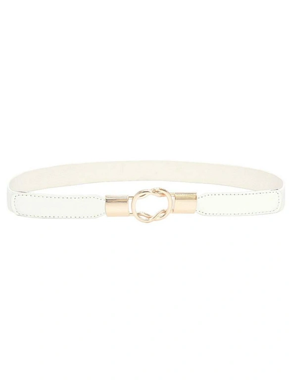 Skinny Belt for Dresses - White, hi-res image number null