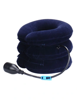 Cervical Neck Traction Device - Navy Blue