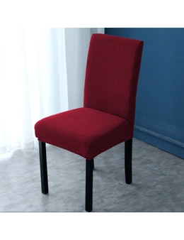 Waffle Dining Chair Covers - Pack of 2 - Red