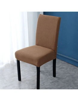 Waffle Dining Chair Covers - Pack of 4 - Brown