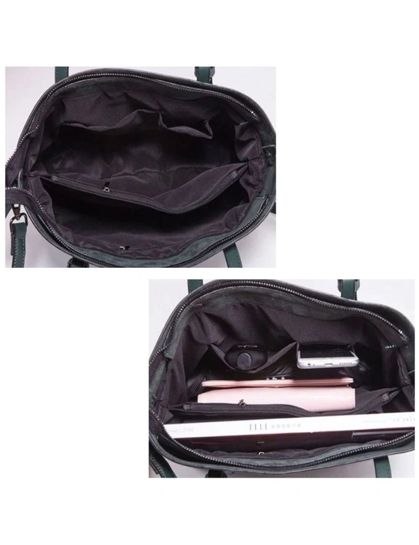 Soft Leather Tote Bag - Black, hi-res image number null