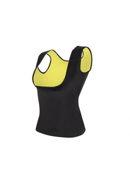 Ultra Sweat Sauna Vest - Black & Yellow