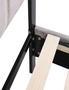 IHOMDEC Queen Size Shell-Style Bed Frame Base Mattress Platform BEF04 Grey, hi-res
