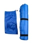 IHOMDEC Outdoor Camping Portable Self inflating Double Air Mat with Air Pillow Blue, hi-res